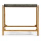 Anthracite Faux Shagreen & Gilded High Chest of Drawers