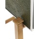 Anthracite Faux Shagreen & Gilded High Chest of Drawers