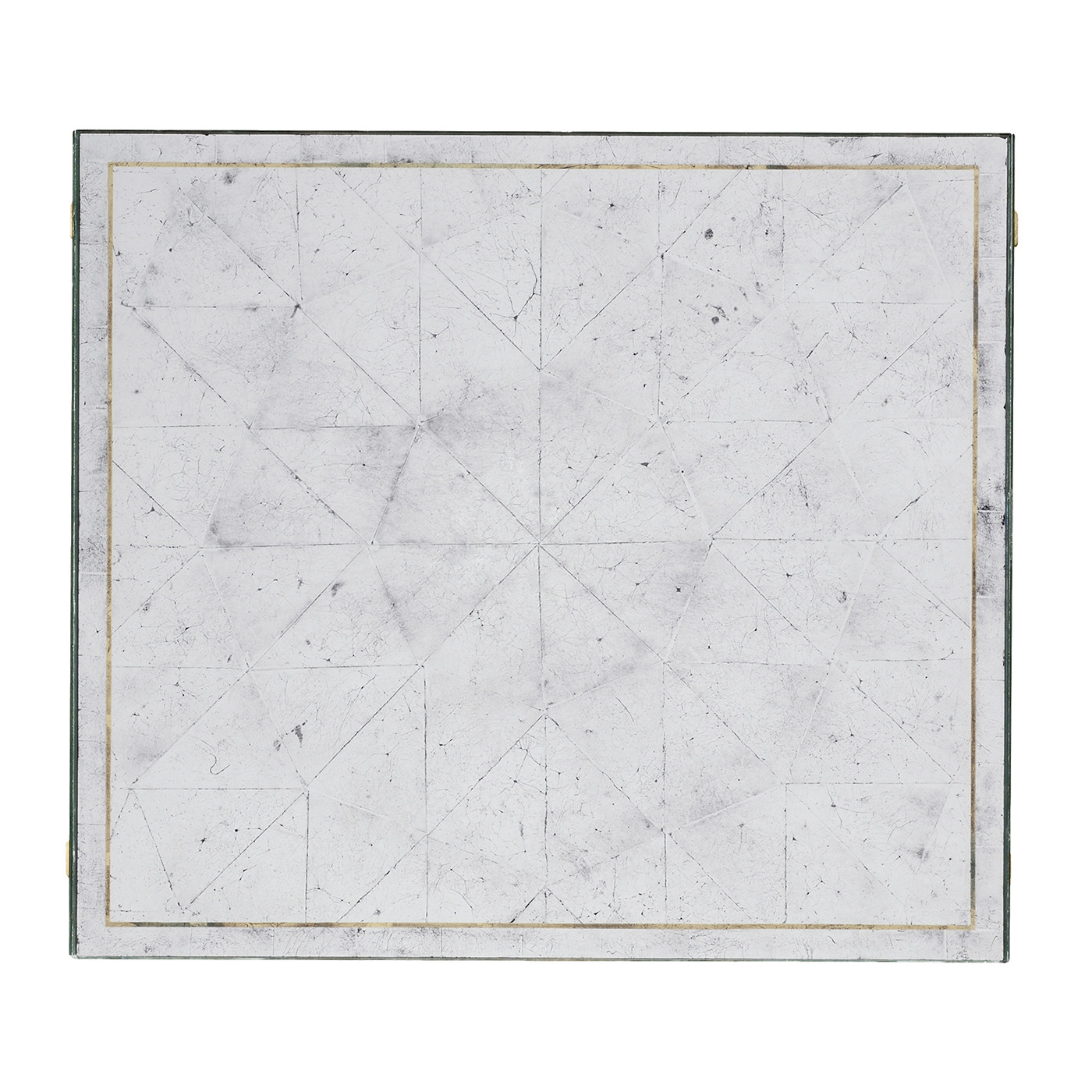 Églomisé & Silver High Chest of Drawers