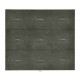 Anthracite Faux Shagreen & Silver High Chest of Drawers