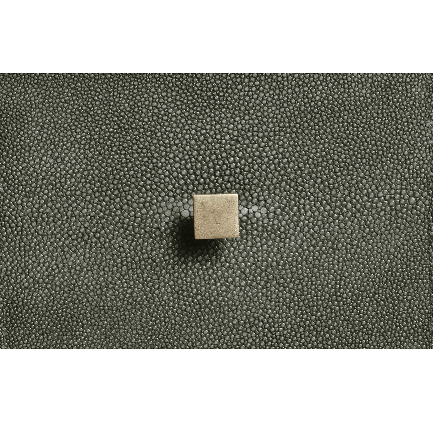 Anthracite Faux Shagreen & Silver High Chest of Drawers