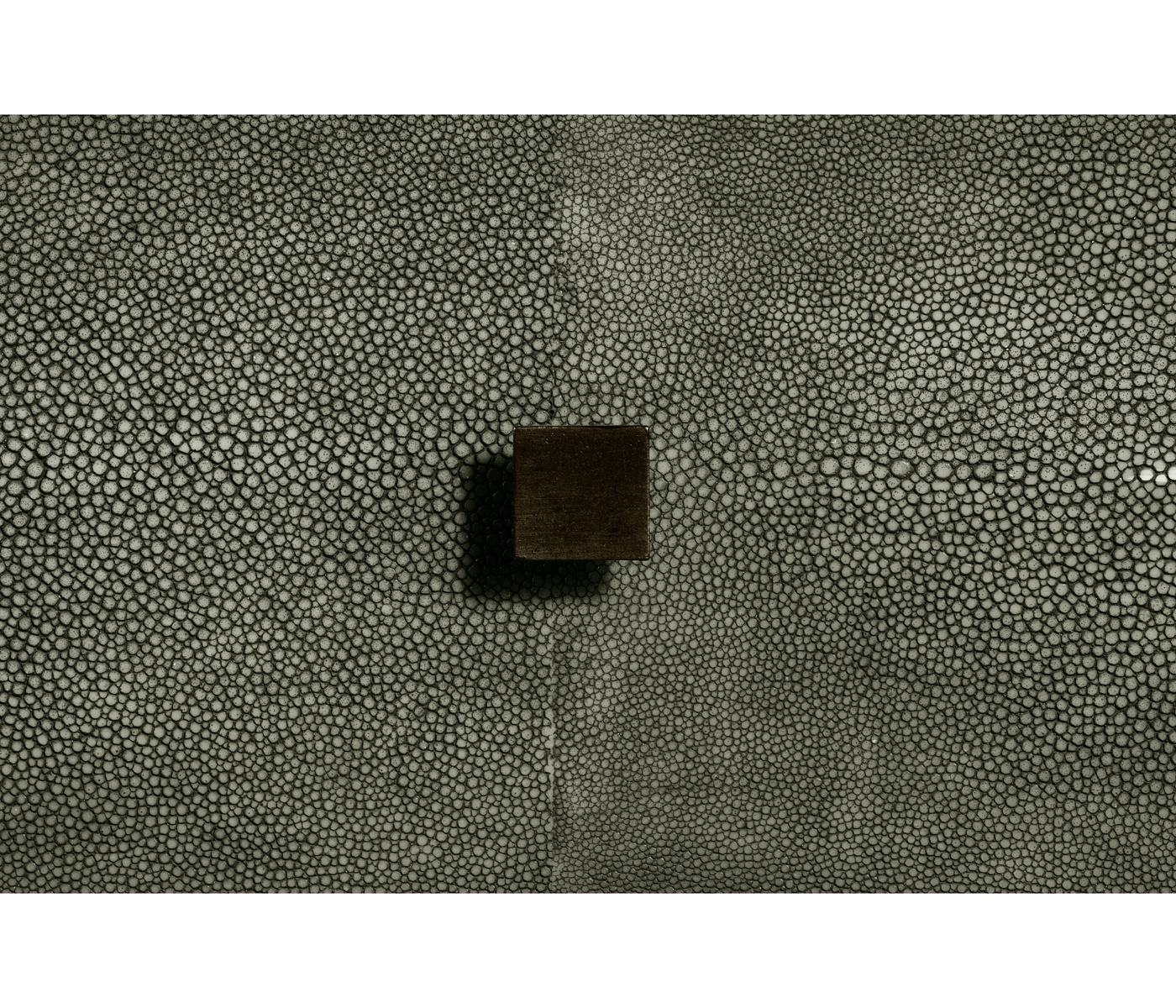 Anthracite Faux Shagreen & Bronze Large Chest of Drawers