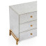 Églomisé & Gilded Large Chest of Drawers