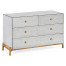 Églomisé & Gilded Large Chest of Drawers