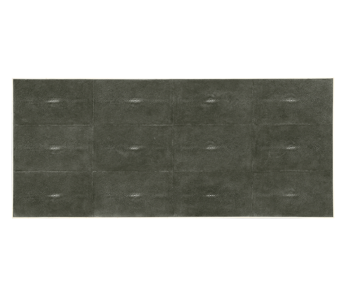 Anthracite Faux Shagreen & Silver Large Chest of Drawers