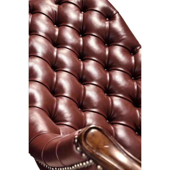Chesterfield Style High Back Desk Chair