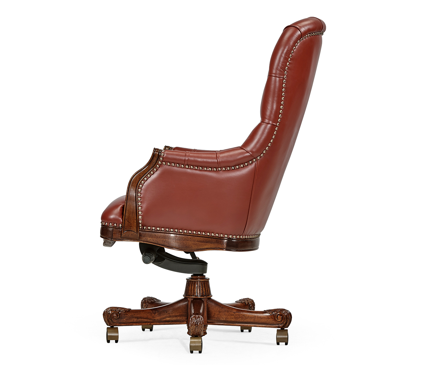 Chesterfield Style High Back Desk Chair