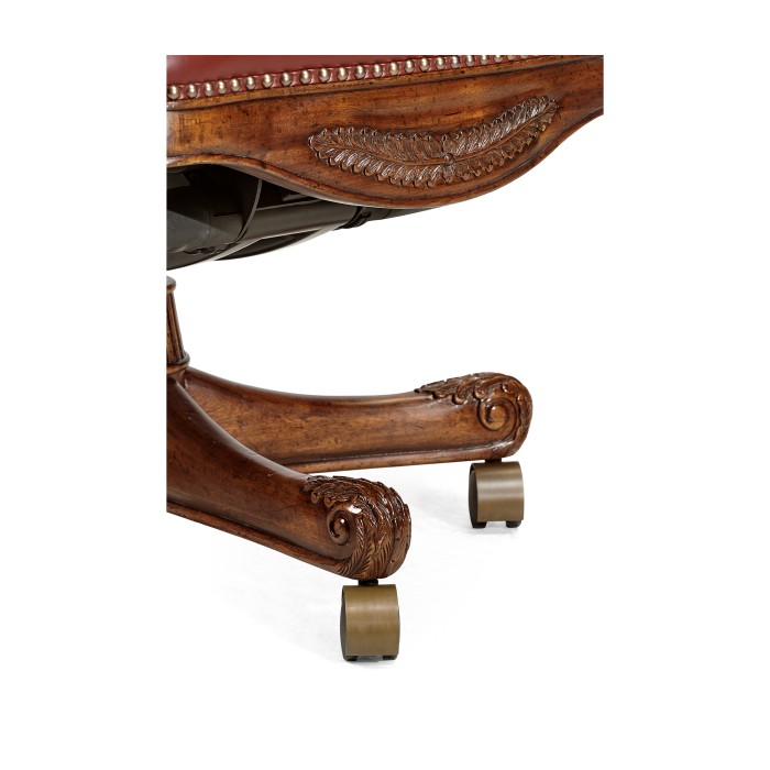 Chesterfield Style High Back Desk Chair