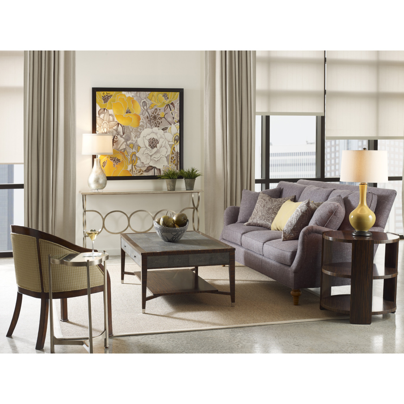 Three-Tier Round Side Table