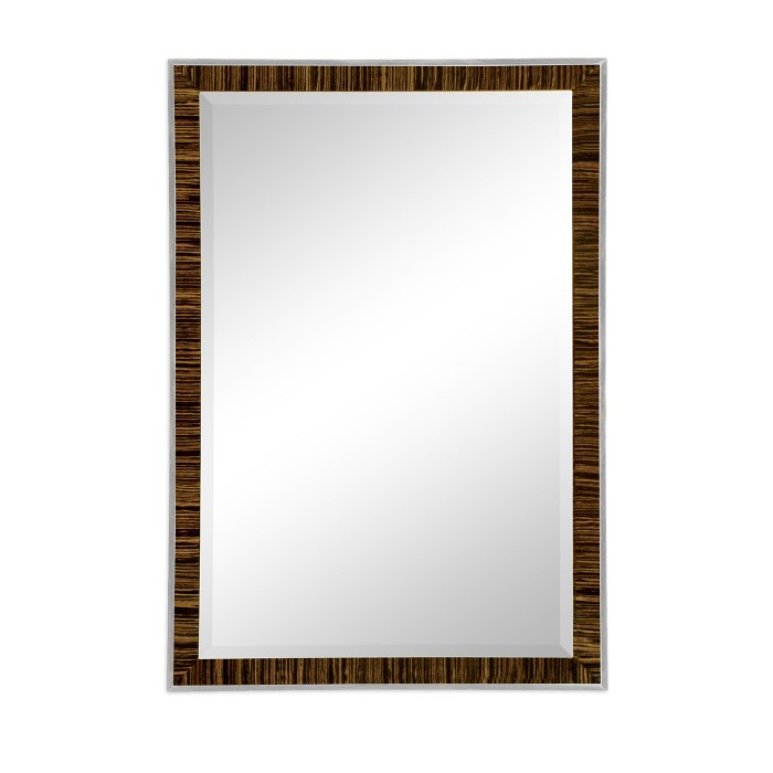 Art Deco Style Faux Macassar Ebony Mirror