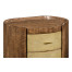 Tall oval chest with brass detailing