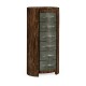 Faux macassar & anthracite shagreen oval chest (Tall)