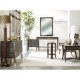 Faux macassar & anthracite shagreen oval chest (Tall)