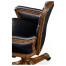 Double Lobed Walnut Office Chair