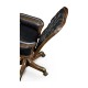 Double Lobed Walnut Office Chair