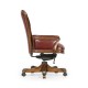 Double Lobed Walnut Office Chair