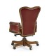 Double Lobed Walnut Office Chair