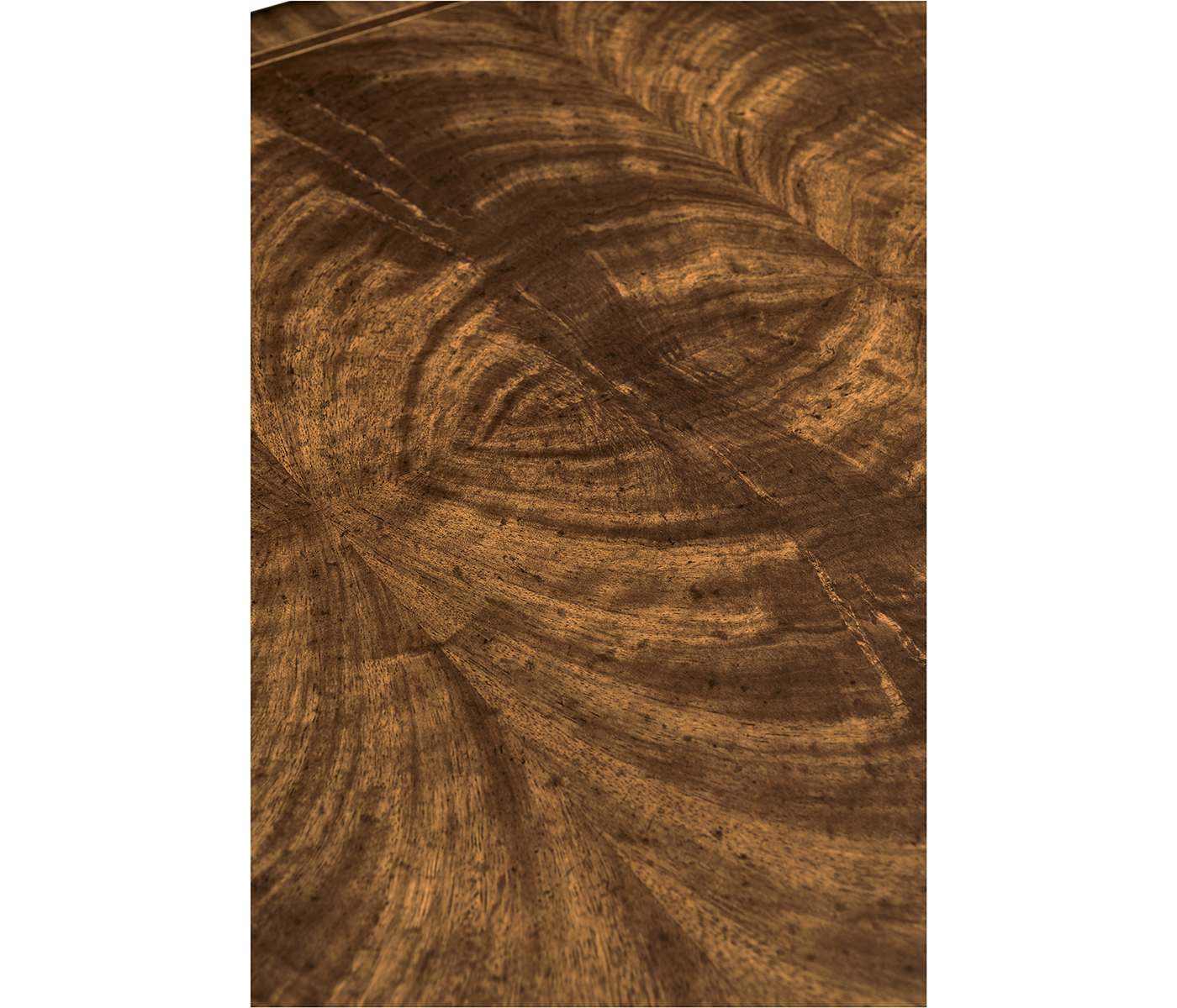 Regency Rectangular Centre Table on Pedestal Base (Crotch Walnut)