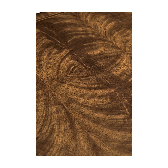 Regency Rectangular Centre Table on Pedestal Base (Crotch Walnut)