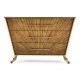 Argentinian walnut veneered tapering chest of drawers