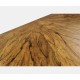 Argentinian walnut veneered tapering chest of drawers