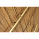 Argentinian walnut veneered tapering chest of drawers