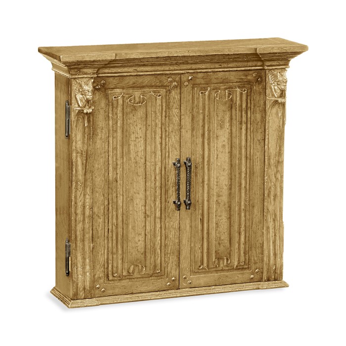 Dartboard Natural Oak Cabinet