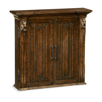 Dartboard Dark Oak Cabinet