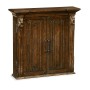 Dartboard Dark Oak Cabinet
