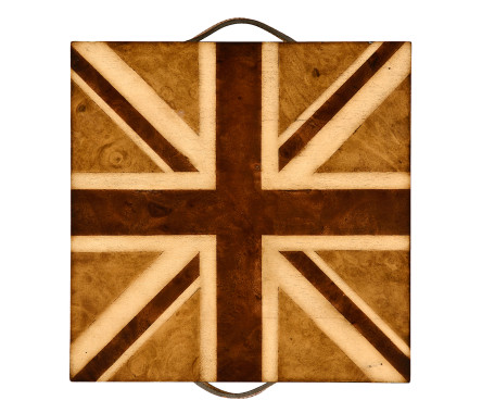 Union Jack Square Box Inlaid
