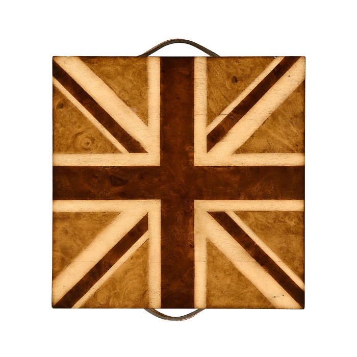 Union Jack Square Box Inlaid