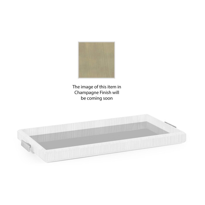 Opera Art Deco Rectangular Tray with Brass