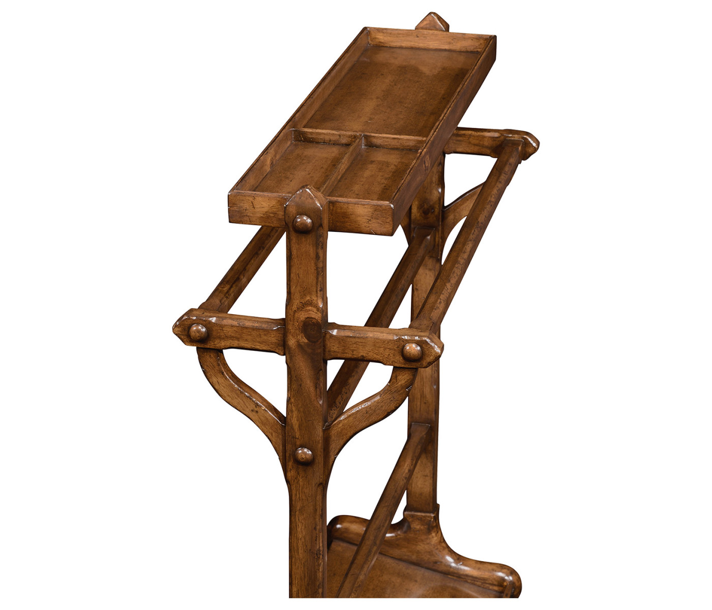 Victorian Style Walnut Towel Rack