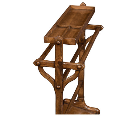 Victorian Style Walnut Towel Rack