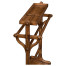 Victorian Style Walnut Towel Rack