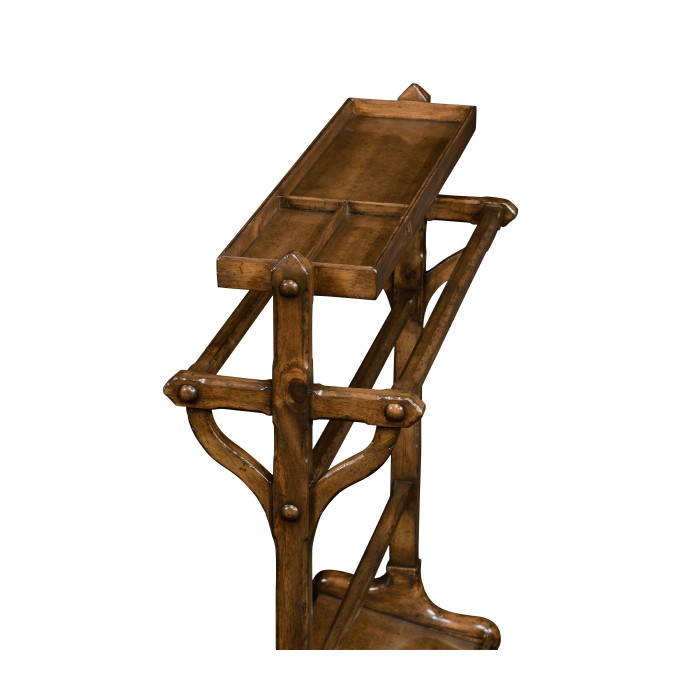 Victorian Style Walnut Towel Rack