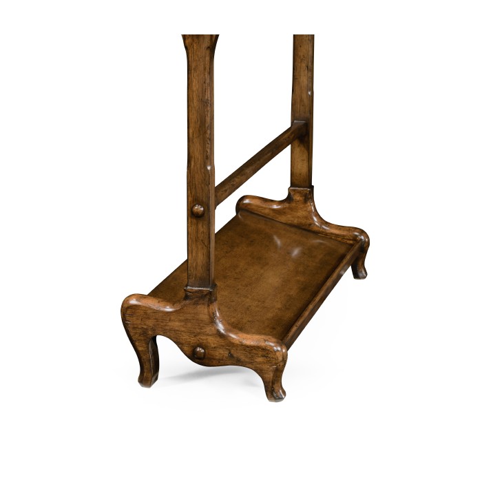 Victorian Style Walnut Towel Rack