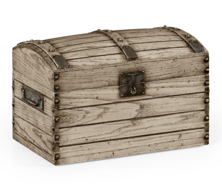 Grey Oak Trunk with Bow Lid
