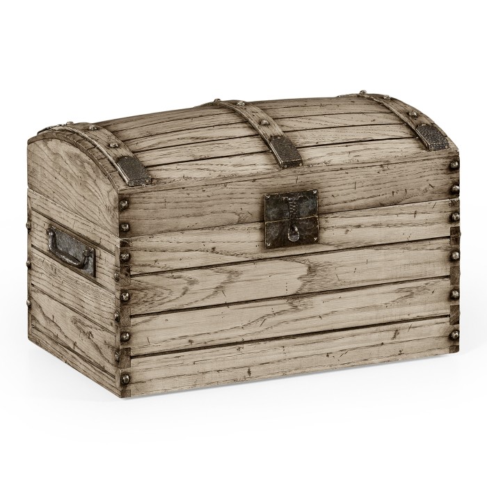 Grey Oak Trunk with Bow Lid