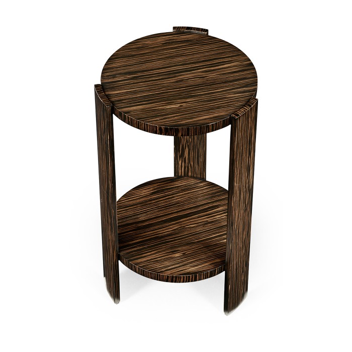 Art Deco Style Macassar Lamp Table