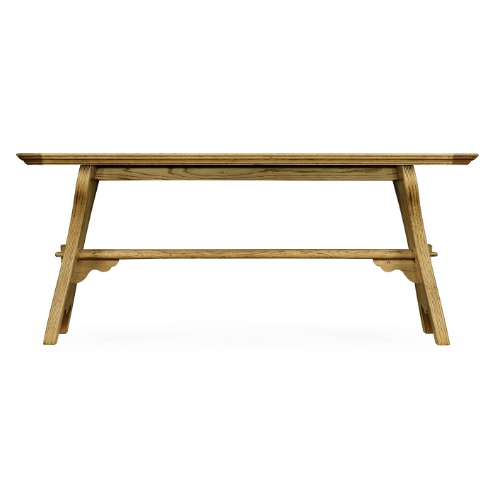 Large Natural Oak Tavern Dining Table 71