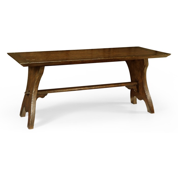 Large Dark Oak Tavern Dining Table 71