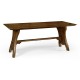 Large Dark Oak Tavern Dining Table 71