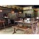 Large Dark Oak Tavern Dining Table 71