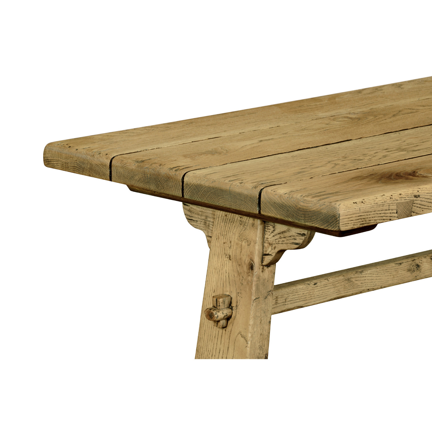 Medium Natural Oak Tavern Dining Table 52