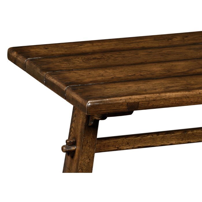 Medium Dark Oak Tavern Dining Table 52