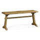 Traditional Natural Oak Tavern Dining Bench