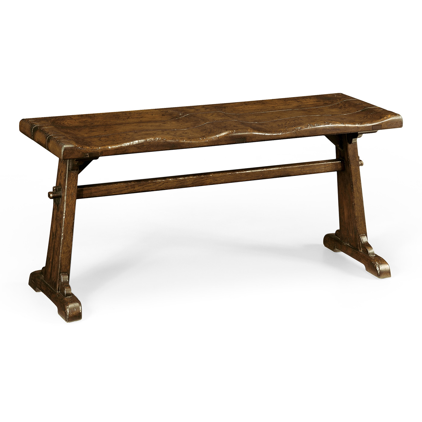 Traditional Dark Oak Tavern Dining Bench