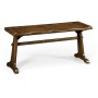 Traditional Dark Oak Tavern Dining Bench