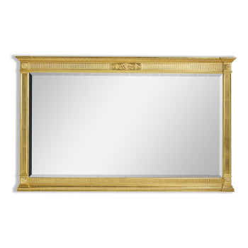 Empire style gilded mirror
